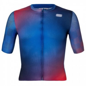 Μπλούζα με κοντό μανίκι Sportful ROCKET Jersey S/S - Blue/Red DRIMALASBIKES